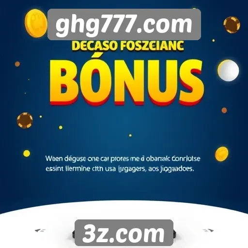 Funcionamento do sistema de bônus no ghg777