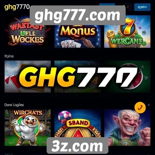 Avaliação dos jogos disponíveis em ghg777.com